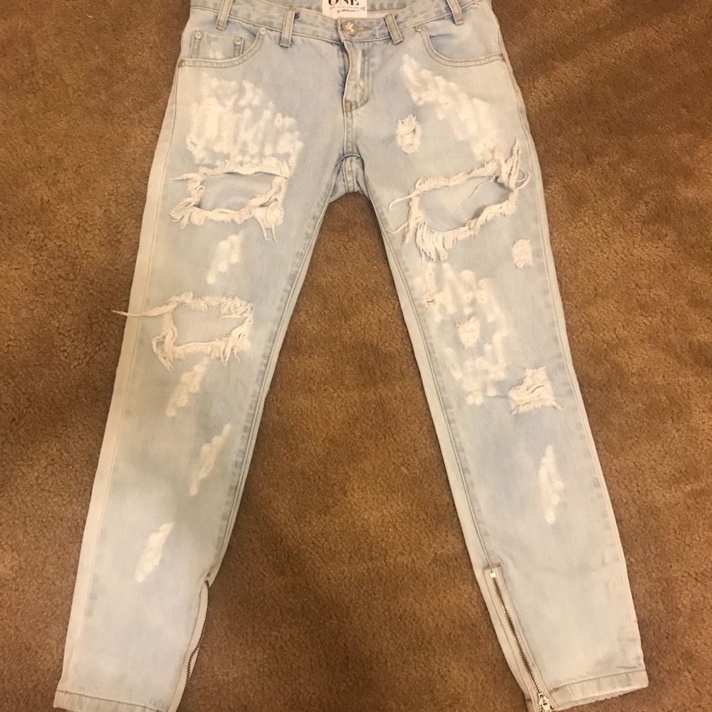 One teaspoon ripped jeans